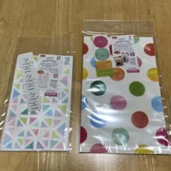 DAISO ギフト袋 シャイニーバッグSS 、ペーパークリアバッグSのサムネイル