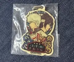 銀魂　坂田銀時　高杉晋助　ステンドグラス風キーホルダー　希少