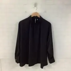 5.9◎M467さくら◎クロッシー◎黒◎長袖 ブラウス