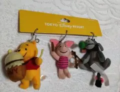 東京ディズニーリゾート ぬいぐるみチャーム プーさん ピグレット イーヨー