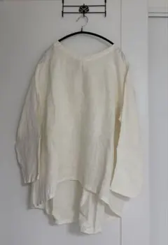 ネストローブ nest Robe リネンガーゼギンガムチュニック - メルカリ