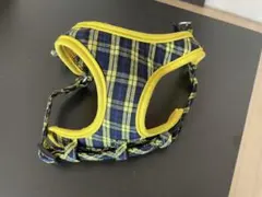 チェック柄ハーネスとリードセット