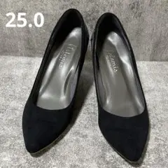 【ダイアナ】ハイヒールパンプス　カラーブロック　ポインテッドトゥ　黒　ブラック