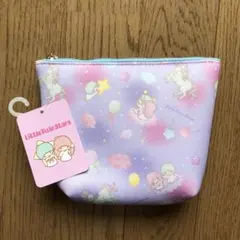 【新品】キキララ リトルツインスターズ　ポーチのサムネイル
