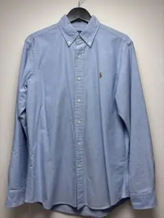 美品 ポロラルフローレン アイコニック オックスフォード シャツ 現行タグ 刺繍