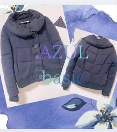 ★大幅値下げ中★AZUL basic ネイビー　コート　アウター