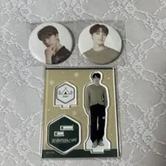 SEVENTEEN Cafe ディノ アクスタ 缶バッジ セット