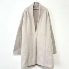 【春先に◎】AG by aquagirlノーカラーコート 軽やか羽織り✨【w2】