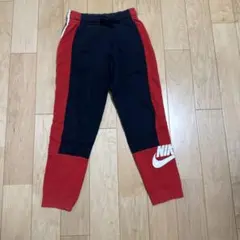 NIKE スウェットパンツ ブラック レッド キッズ