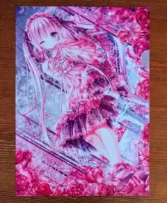 てぃんくる 限定 描き下ろし クリアファイル&扇子 アールジュネス 軸中心派 てぃんくる 限定 描き下ろし クリアファイル&扇子 アールジュネス 軸