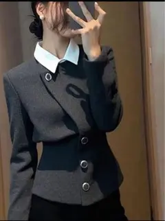 スリムショートコート