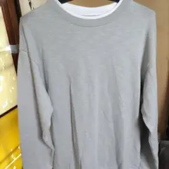 グレー コットン トレーナー Mサイズ