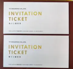 [送料無料] VTホールディングス 株主優待券 2冊セット