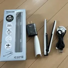 TESCOM ISC100(W) WHITE テスコム コンパクトヘアーアイロン