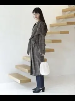 todayful チェックコート