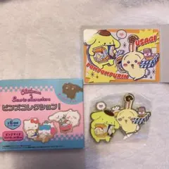 ちいかわ✕サンリオキャラクターズ ピンズ ポイントカード うさぎ ポムポムプリン