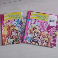 未使用　ハピネスチャージプリキュア　ハンカチ　2種類セット