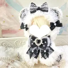 b214 ぬい服 12cm ちびぐるみ 着ぐるみ おすわり 白黒 王冠 猫セット b214 ぬい服 12cm ちびぐるみ 着ぐるみ おすわり 白黒 王冠 猫セット