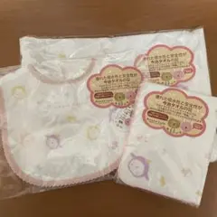 Anano Cafe 今治ガーゼスタイ、ハンカチ、フェイスタオルのセット