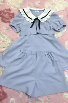 ピンクハント❤️セーラー襟セットアップ　M150