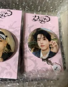 ハン スキズ 本国 ポップアップ 缶バッジ