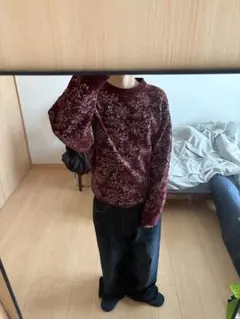 90s古着 柄ニット gx1000 Passport yardsale dime