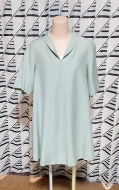 着物リメイク半袖ブラウス