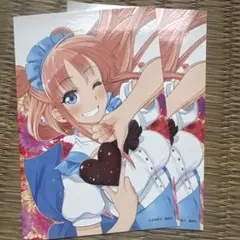 こみっくがーるず 購入特典 イラストカード イラストペーパー アニメ化