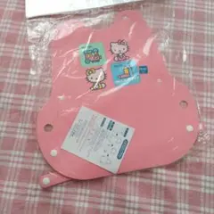 ハローキティ 食事用エプロンピンク