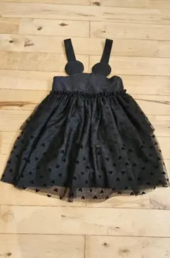 Disney ジャンバースカート 120サイズ 黒