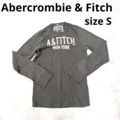 289○Abercrombie & Fitch 長袖カットソー モスグリーン S