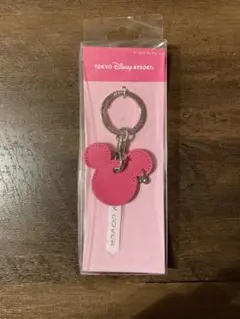 東京ディズニーリゾート ミッキーマウス キーカバー　キーチェーン ピンク