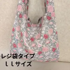 エコバッグ/ハンドメイド/レジ袋タイプ/ｌｌサイズ/ウィリアムモリス