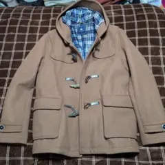 ブラウン ダッフルコート フード付き