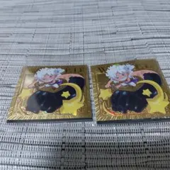 ステッカーセットワンピース大海賊シールウエハーゴールドパラレル USGR ルフィ