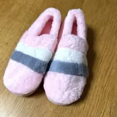 23.5〜24㎝　リビング　オフィス　スリッパ ルームシューズ　ライトピンク