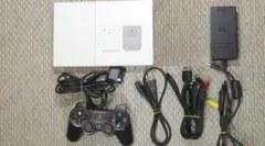 PS2　薄型　ホワイト 　本体　ゲームセット