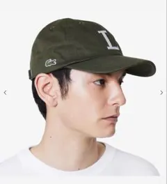 LACOSTE コットンツイルLロゴキャップ