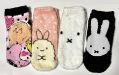 新品　ミフィー　うさちゃん　えびてんしっぽ　スヌーピー　モコモコ　キャラソックス