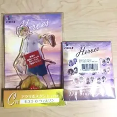 にじさんじ 海の家 HEROES ユウQウィルソン アクスタ&缶バッジステッカー