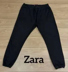 ZARA黒 スウェット ジョガーパンツ