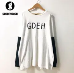 【GOOD ENOUGH】GDEHロゴ レイヤードカットソー Lのサムネイル