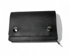 ブラック トラッカーウォレット　レザー　本革　ハーレー　財布