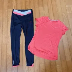 フィットネスウェア　NIKEトップス☆PUMAレギンス
