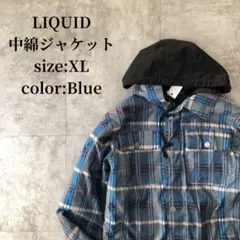 LIQUID 中綿ジャケット チェック ボード系ブランド ストリート ウェッサイ