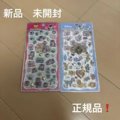 新品　プチドロップステッカー　ディズニー　トイストーリー　ダンボ　2種
