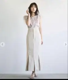 【ココディール】Mハイウエストマーメイドスカート ロングスカート