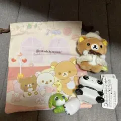 リラックマ お茶犬　まめゴマ　たれぱんだ　グッズ 4点セット