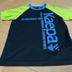 Kaepa 半袖Tシャツ ブラック/グリーン