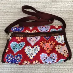 レスポートサック　Lesportsac　ハート柄ショルダーバッグ